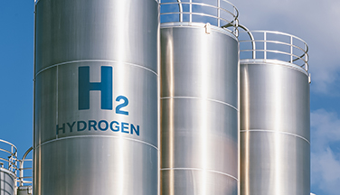 Hydrogen storage tanks.