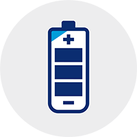 battery charged to full